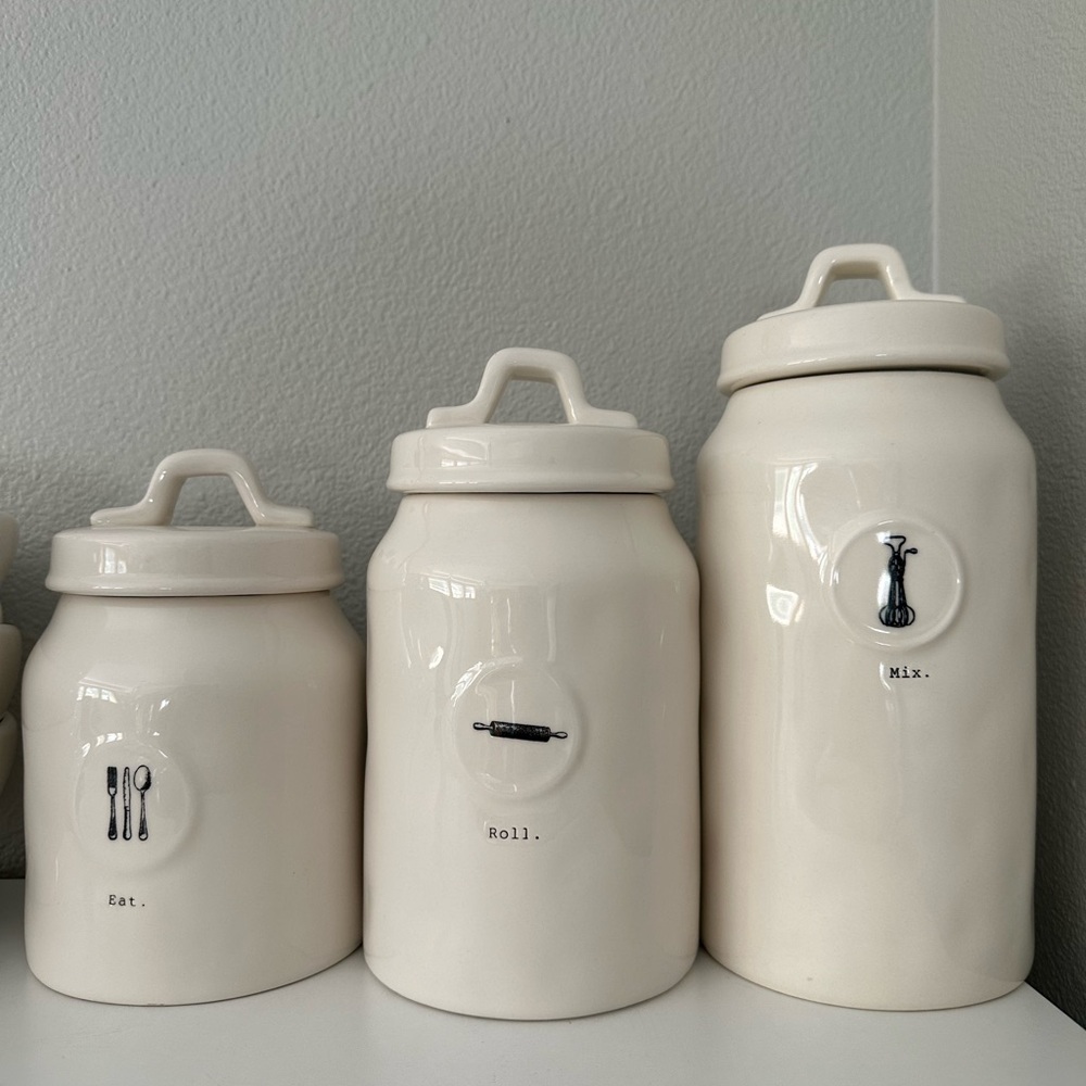 Rae Dunn Icon Canister Set